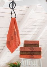 Stanex Bambusové ručníky a osušky FLORENCE Barva: ORANŽOVÁ, Rozměr: Osuška 70 x 140