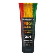 Dermacol Dermacol - Men Agent Don´t Worry Be Happy 3in1 Shower Gel - Shower gel for men 250ml 