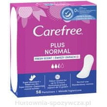 Carefree Carefree - Plus Normal Fresh Scent - Intimky se svěží vůní 56.0ks 