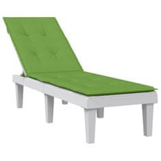 shumee Poduška na polohovací židli zelená melanž (75+105) x 50 x 3 cm