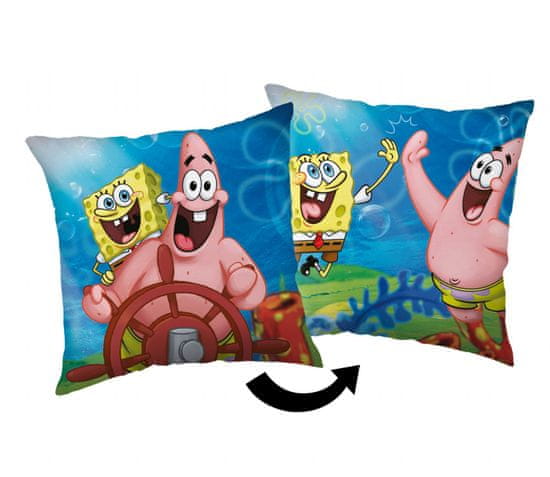 Jerry Fabrics  Polštářek Sponge Bob Sea 40x40 cm