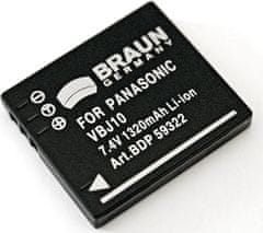 BRAUN Braun akumulátor PANASONIC BCE10, VBJ10, S008, Leica BP-DC6, Ricoh DB-70, 1320mAh