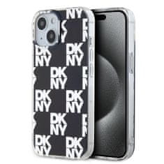 DKNY Zadní Kryt PC/TPU Checkered Pattern pro iPhone 14 Black