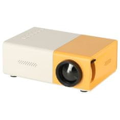 KIK KX3913 Mini přenosný projektor žluto-bílý