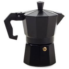 Verk 07041 Moka konvice 3 - 150 ml - černá