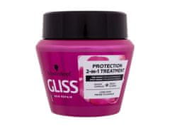 Schwarzkopf Schwarzkopf - Gliss Supreme Length Protection 2-In-1 Treatment - For Women, 300 ml 