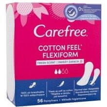 Carefree Carefree - Cotton Feel Flexiform Fresh Scent - Intimky se svěží vůní vhodné pro běžné spodní prádlo i tanga 56.0ks 