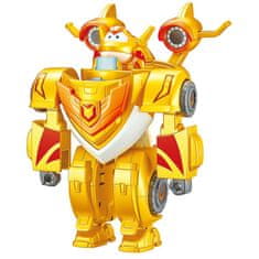 Alpha Group Super Wings Sada 2 v 1 Super Robot Suit Golden Boy