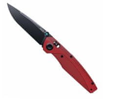 ANV KNIVES Knives Nůž ANV A100 EL-DLC, A lock, červená, plain edge