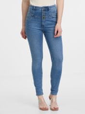 Orsay Modré dámské skinny fit džíny 38