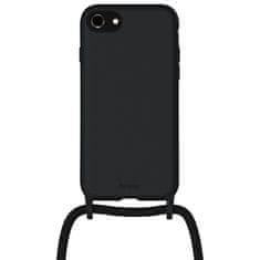 Artwizz ArtWizz HangOn silikonový kryt se šňůrkou pro iPhone SE / 8 / 7, černý