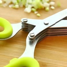 HOME & MARKER® Kuchyňské nůžky s 5 čepelemi | CHOPMAX