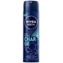 Nivea Nivea - Men Ultra Charge Anti-perspirant - Antiperspirant ve spreji pro muže 150ml 