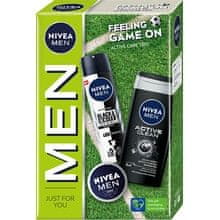 Nivea Nivea - Men Feeling Game On Set - Dárková sada tělové péče 