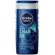 Nivea Nivea - Ultra Charge Shower Gel - Sprchový gel pro muže 250ml 