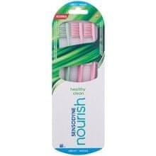 Sensodyne Sensodyne - Nourish Healthy Clean Soft Trio Toothbrush - Klasický zubní kartáček 1ml 