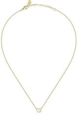 La Petite Story Pozlacený náhrdelník se srdíčkem Silver LPS10AWV03