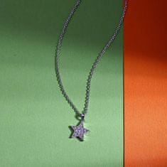 La Petite Story Stříbrný dámský náhrdelník Hvězda se zirkony Silver LPS10AWV15