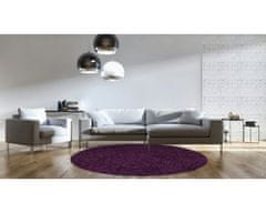 Ayyildiz Kusový koberec Life Shaggy 1500 lila kruh 80x80 (průměr) kruh