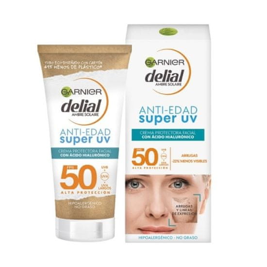 Delial Delial Anti-Aging Super UV Facial Protective Cream Spf50 50ml