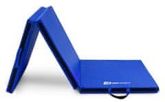 Hs Hop-Sport Skládací středně tvrdá gymnastická žíněnka 5cm HS-065FM modrá