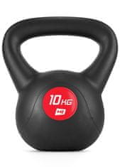 Hs Hop-Sport Vinylová činka Kettlebell 10kg černá