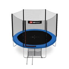 Hs Hop-Sport Trampolína Hop-Sport 10ft (305cm) modrá s vnější ochrannou sítí - 3 podpůrné tyče