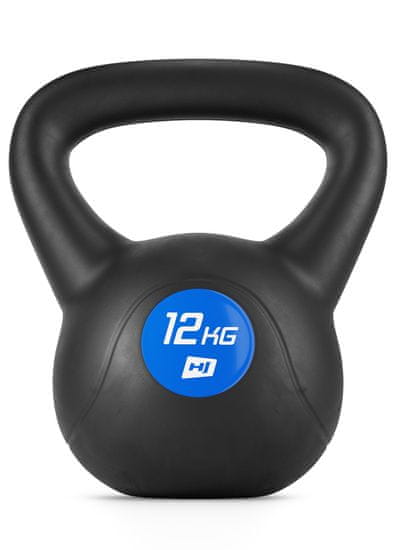 Hs Hop-Sport Vinylová činka Kettlebell 12kg Černá