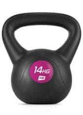 Hs Hop-Sport Vinylová činka Kettlebell 14kg Černá