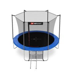 Hs Hop-Sport Trampolína Hop-Sport 10ft (305cm) modrá s vnitřní ochrannou sítí - 3 podpůrné tyče