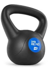 Hs Hop-Sport Vinylová činka Kettlebell 12kg Černá