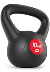 Hs Hop-Sport Vinylová činka Kettlebell 10kg černá