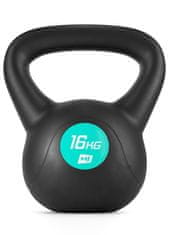 Hs Hop-Sport Vinylová činka Kettlebell 16kg Černá