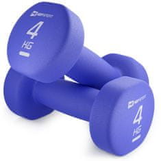 Hs Hop-Sport Sada neoprenových fitness činek 2x4kg