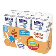 Nestlé Nestlé Growth Milk 1+ Biscuits 3x180ml 