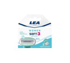 Lea Lea Recambios Woman Soft3 Sensitive 2un 