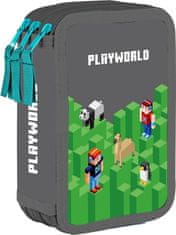 Oxybag Školní penál třípatrový Playworld