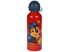 sarcia.eu Hliníková láhev PAW Patrol Red, Chase, Rubble, láhev na vodu Marshall 500 ml