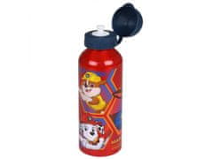 sarcia.eu Hliníková láhev PAW Patrol Red, Chase, Rubble, láhev na vodu Marshall 500 ml