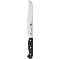 Zwilling Kuchyňské nože Gourmet 7 EL černé z nerezové oceli v samoostřícím bloku