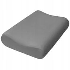 Medi Sleep Ochranný bavlněný povlak na ortopedický polštář, profilovaný, tmavě šedý