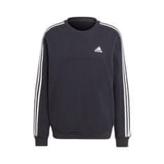 Adidas Mikina černá 164 - 169 cm/S Essentials Fleece 3-stripes