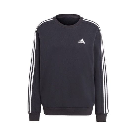 Adidas Mikina černá Essentials Fleece 3-stripes