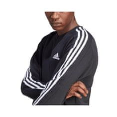 Adidas Mikina černá 164 - 169 cm/S Essentials Fleece 3-stripes