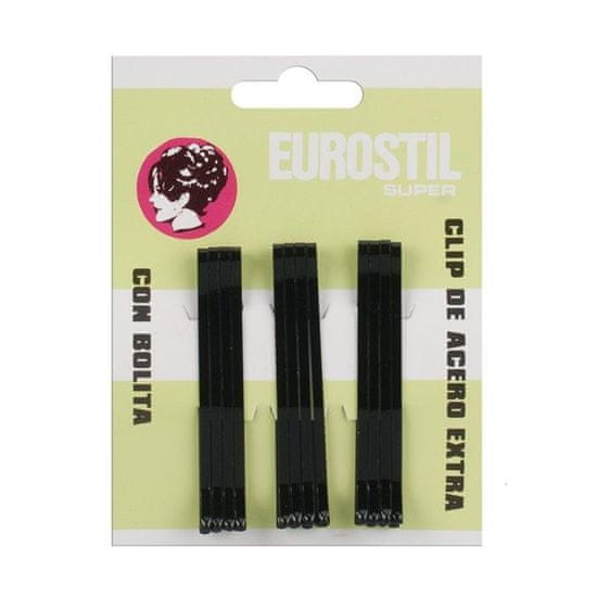 Eurostil Eurostil Cabello Clips 55mm Bronce 12un