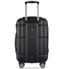 Cestovní kufr TUCCI Massa T-0279/3-M+ ABS - černá