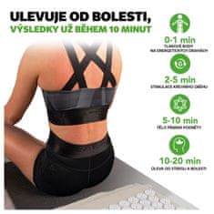 Wellife Akupresurní podložka VITAL FIT 68 x 42 cm, béžová, samostatně