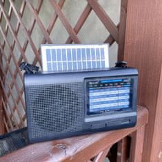 PLATINIUM Přenosné mini rádio SOLAR RX-BT3040S, samostatně