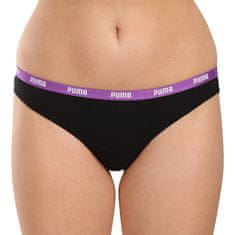 Puma 3PACK dámská tanga černá (503008001 005) - velikost L