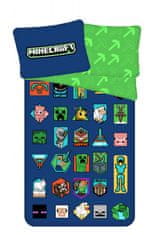 Jerry Fabrics  Povlečení bavlna Minecraft Badges 140x200, 70x90 cm